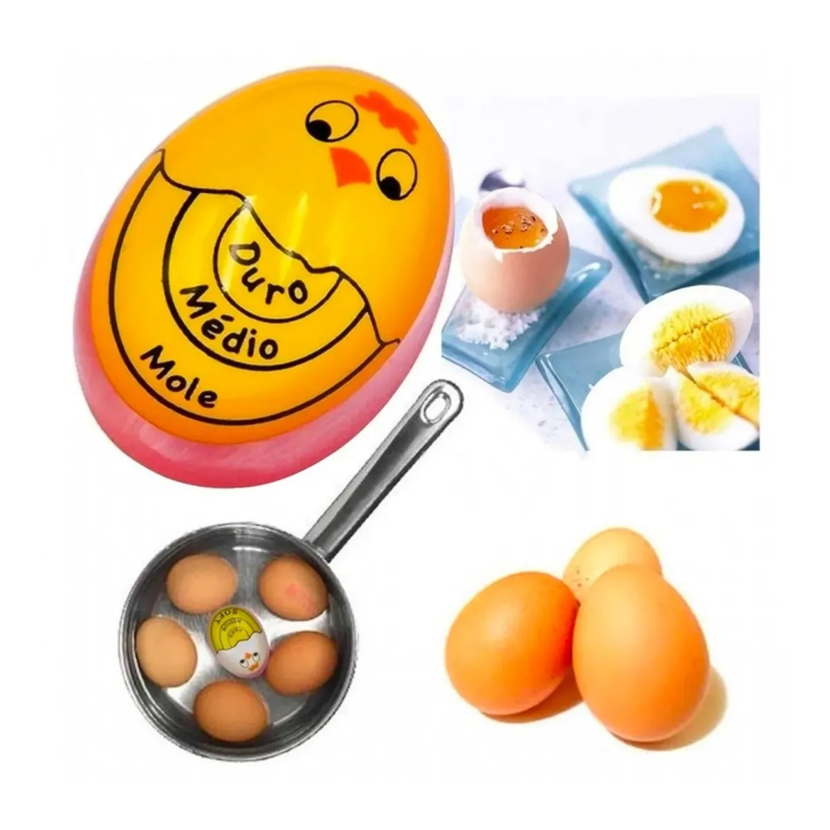 Miniatura 3 de Huevo Medidor De Temperatura Coccion